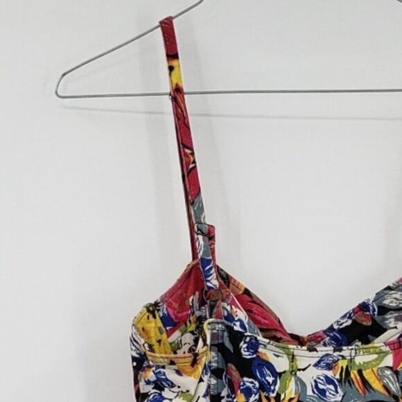 MINKPINK Floral Mini Dress Womens Size Large L Summer Beach - Picture 7 of 7